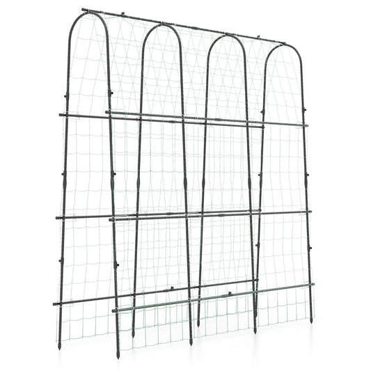 180 x 180 cm U-Shaped Garden Arched Trellis for Climbing Plants
