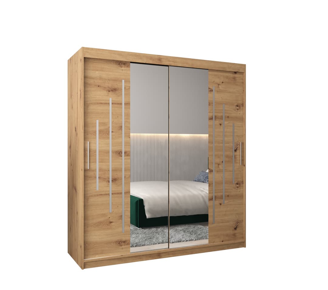 York I Sliding Door Wardrobe 180cm