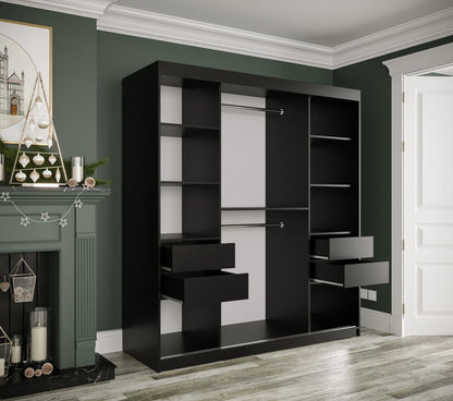 Geneva T2 Sliding Door Wardrobe 180cm