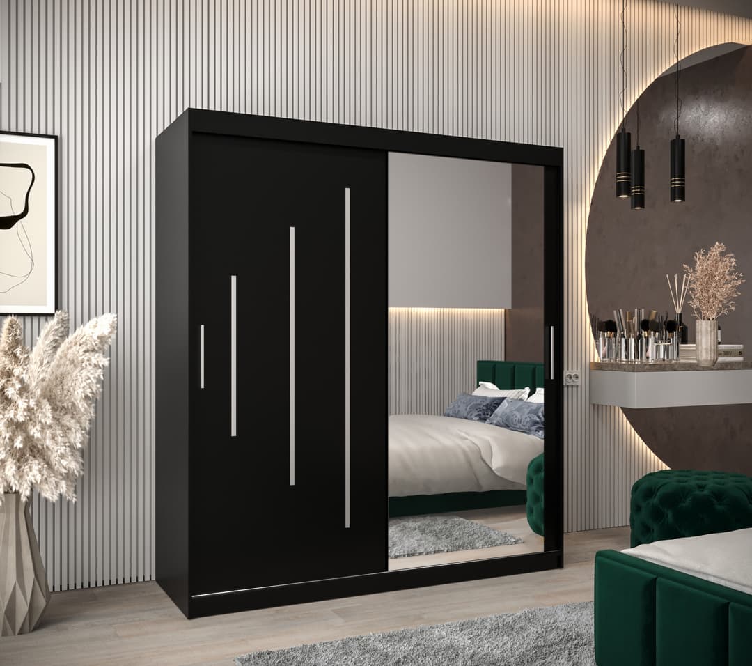 York II Sliding Door Wardrobe 180cm