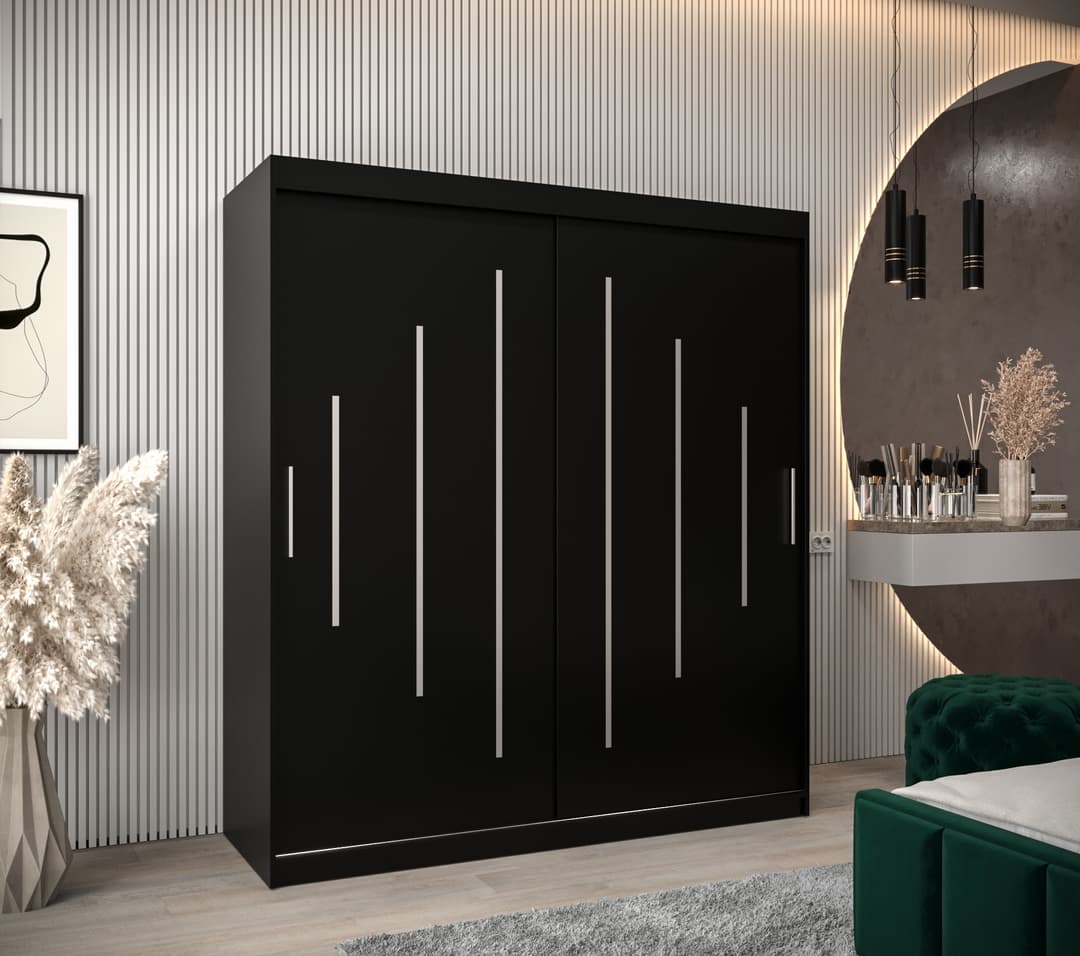 York Sliding Door Wardrobe 180cm