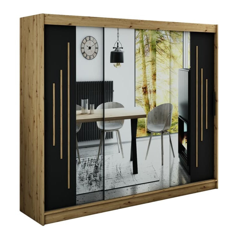 Leto Y4 Sliding Door Wardrobe 250cm