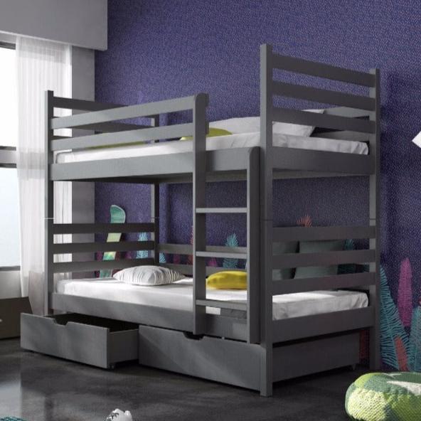 Wooden Bunk Bed Nemo with Storage