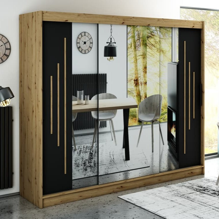 Leto Y4 Sliding Door Wardrobe 250cm