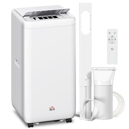 HOMCOM 12,000 BTU 5-in-1 Mobile Air Conditioner, 35m² Radius - White
