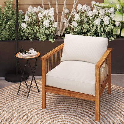 Outsunny Mosaic Outdoor Garden Table, 35,5 cm Okrągły Składany Stolik Kawowy z Metalową Ramą na Balkon i Taras, Pomarańczowy