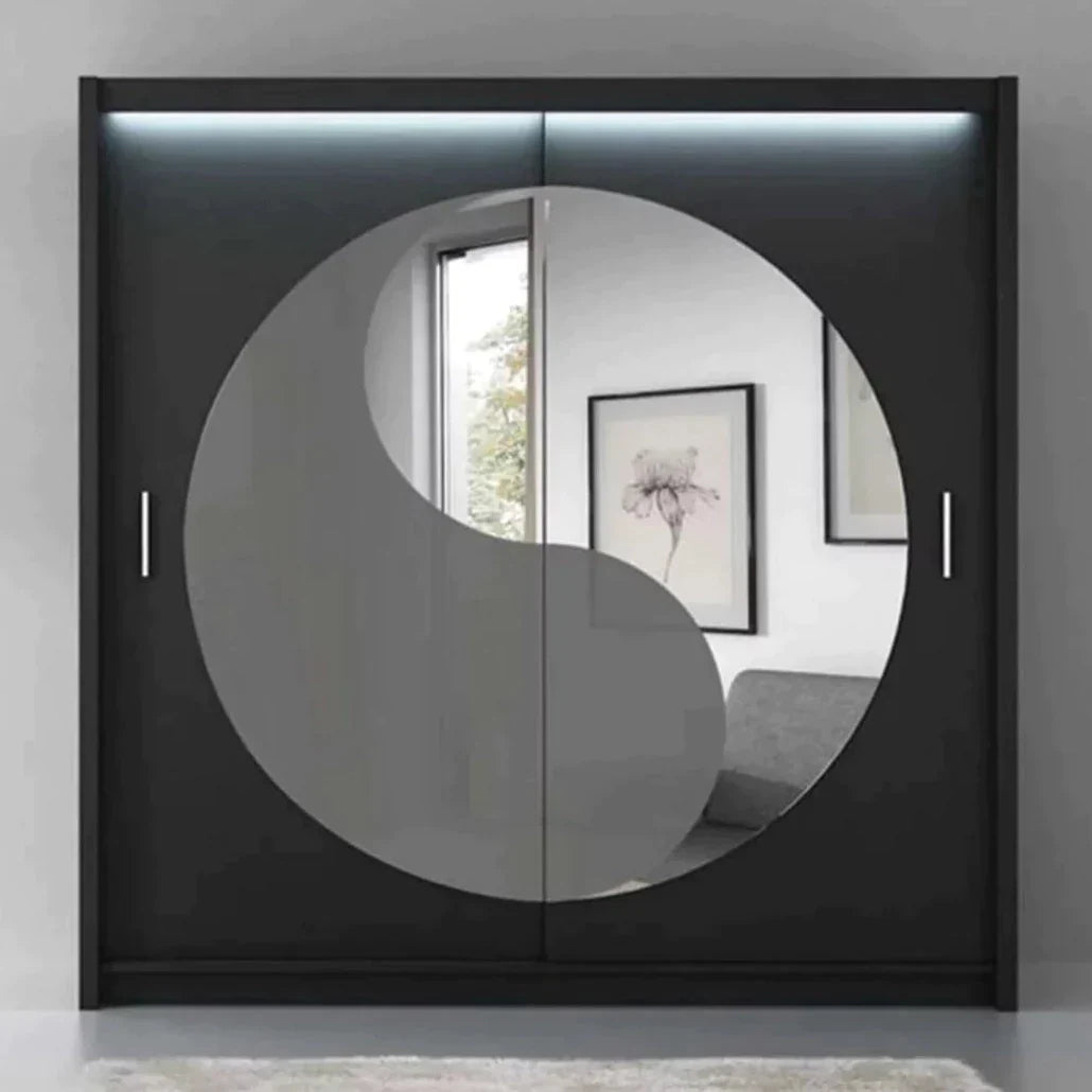 Lotus Yin Yang Sliding Door Wardrobe