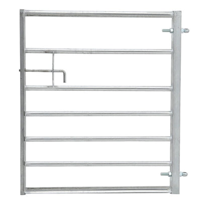 4-12FT Durable Galvanized Metal Field Gate