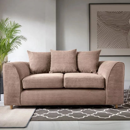 Jill Jumbo 2 Seater Sofa - Brown