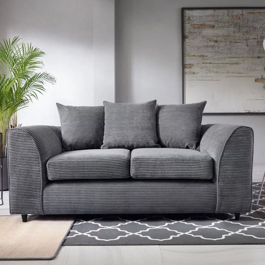 Jill Jumbo 2 Seater Sofa - Grey