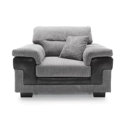 Samson Corded Fabric Corner Sofa Set