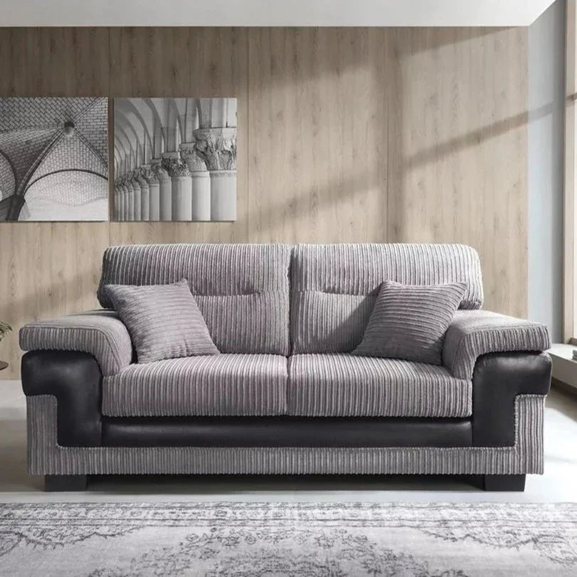 Samson Corded Fabric 3+2 Seater Sofa