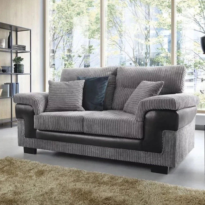 Samson Corded Fabric 3+2 Seater Sofa