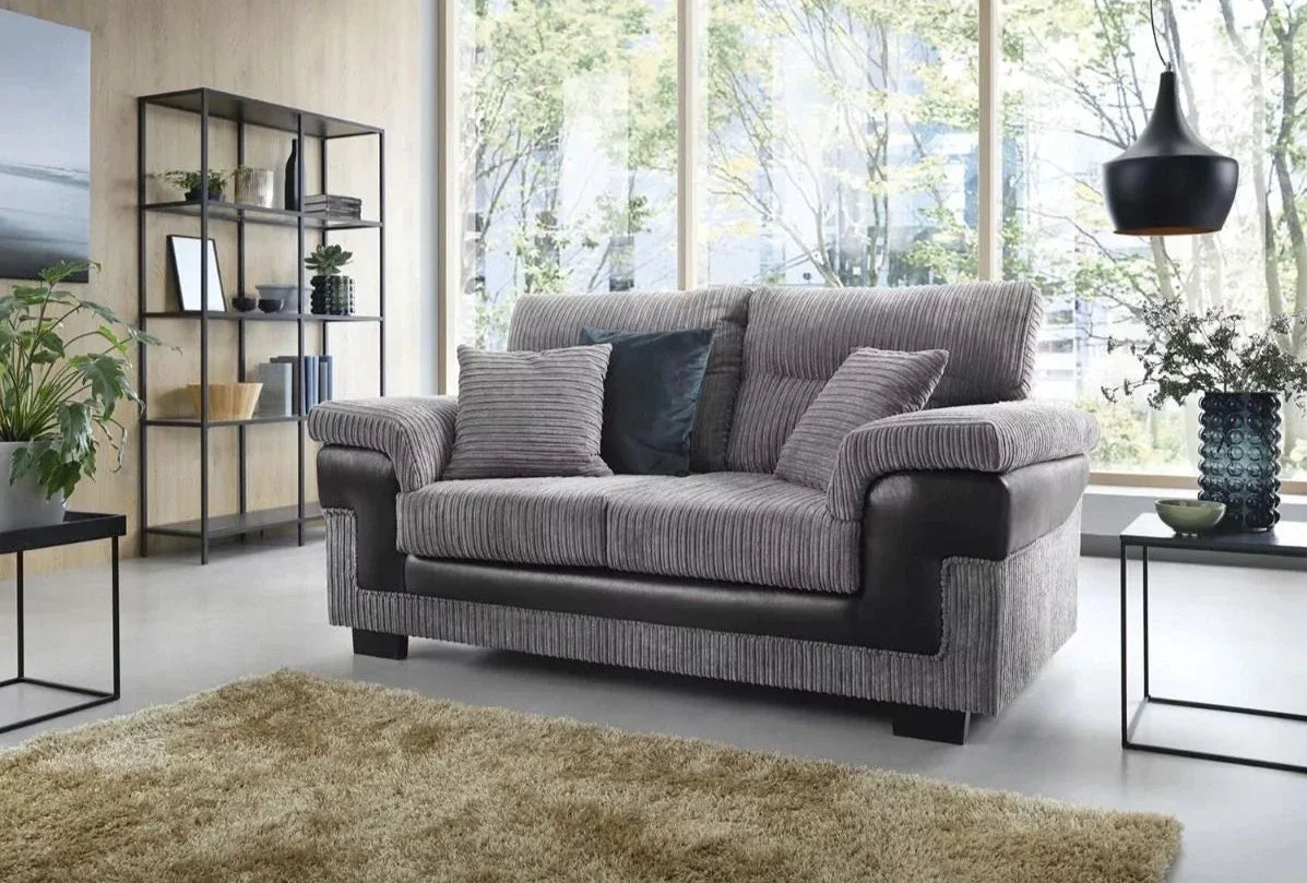 Samson Corded Fabric 3+2 Seater Sofa