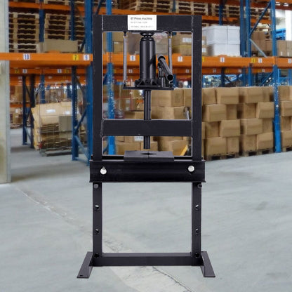 6 Ton Hydraulic H-Frame Shop Press Adjustable Working Table