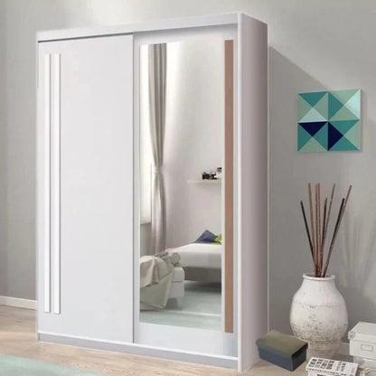 React Sliding Door Wardrobe 175cm - Anderson Pine