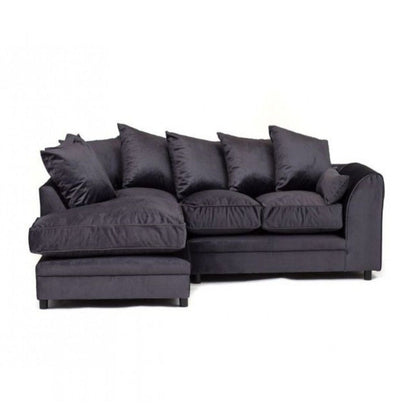 Chicago Velvet Corner Sofa - Heather Rose