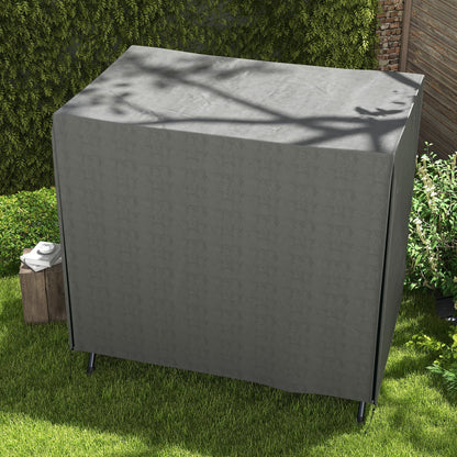 Outsunny 600D Oxford Patio Swing Chair Cover Outdoor Garden Furniture Rain Protection Protector Waterproof Anti-UV Dark Grey 177L x 114W x 152H cm