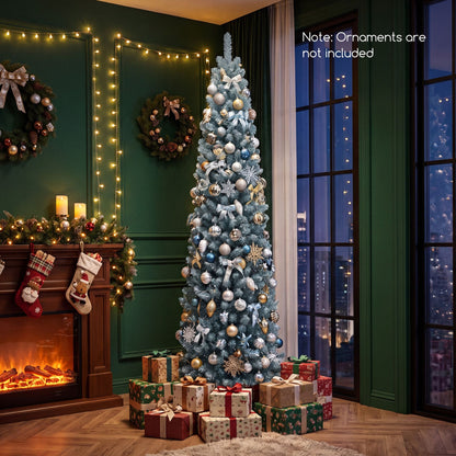 2.1M Artificial Pencil Christmas Tree with 418 Full Branch Tips