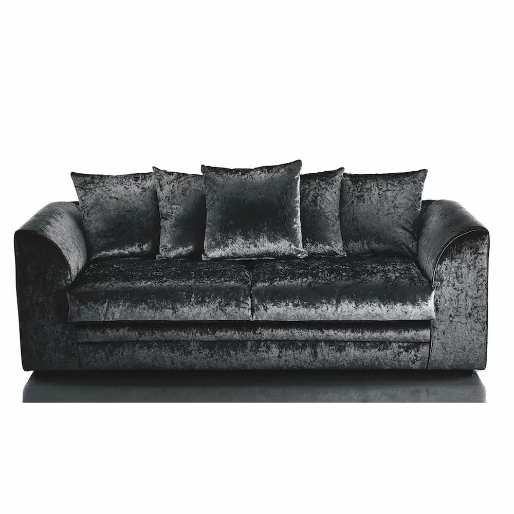 Mercury Ajo Crushed Velvet Corner Sofa,Mink