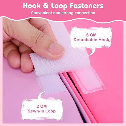 2-Piece Step and Slide Climber for Infants and Toddlers-Pink