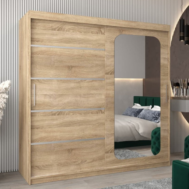 Uppsala V2 Sliding Door Wardrobe 200cm