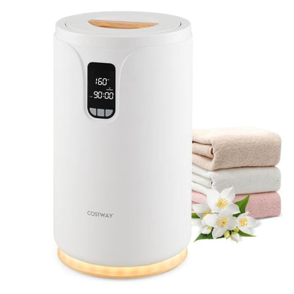 20L Hot Towel Bucket Towel Warmer with 30/60/90 Min Heating Time-White