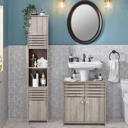 Freestanding Tall Bathroom Storage Cabinet