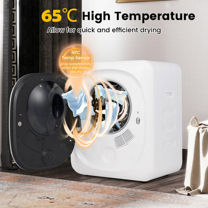 220-240V Portable Clothes Dryer 800W Compact Laundry Dryer
