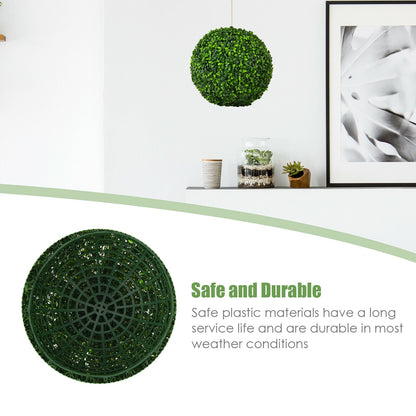 2 Pieces Artificial Topiary Balls Faux Decoration Plant