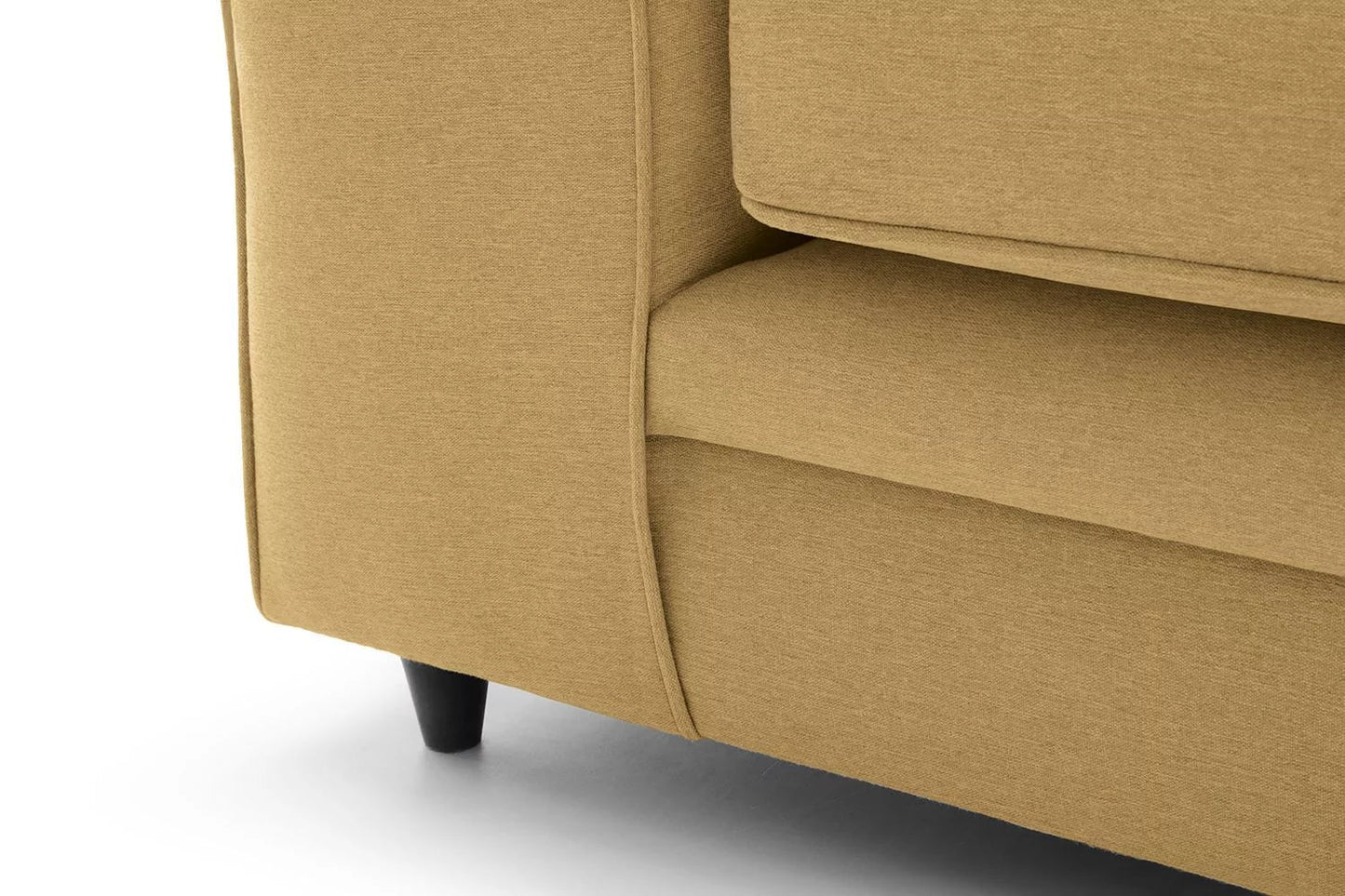 Dorota II Fabric Corner Sofa - Mustard