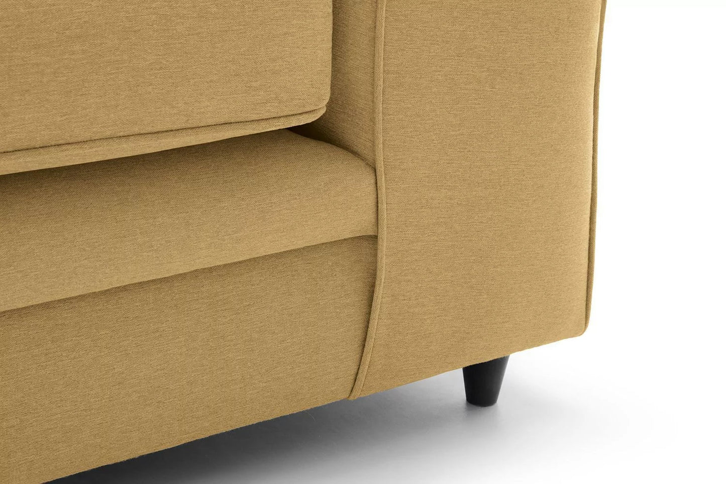 Dorota II Fabric Corner Sofa - Mustard