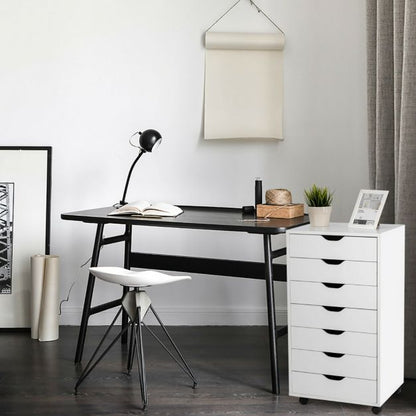 7-Drawer Chest Storage Dresser Floor Cabinet Organizer with Wheels