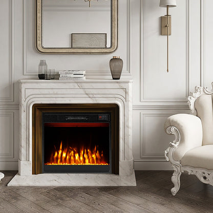 23 Inches Electric Fireplace Insert 750W/1500W Fireplace Heater