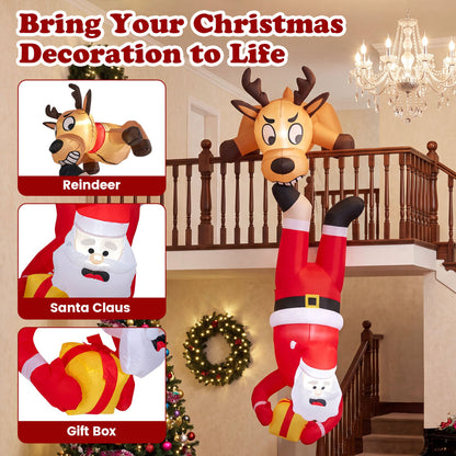 240 CM Inflatable Roof Hanging Christmas Indoor Outdoor Decoration