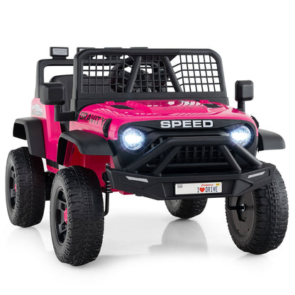 24V Battery Powered Ride On Car for Kids with Parent Remote Control-Pink