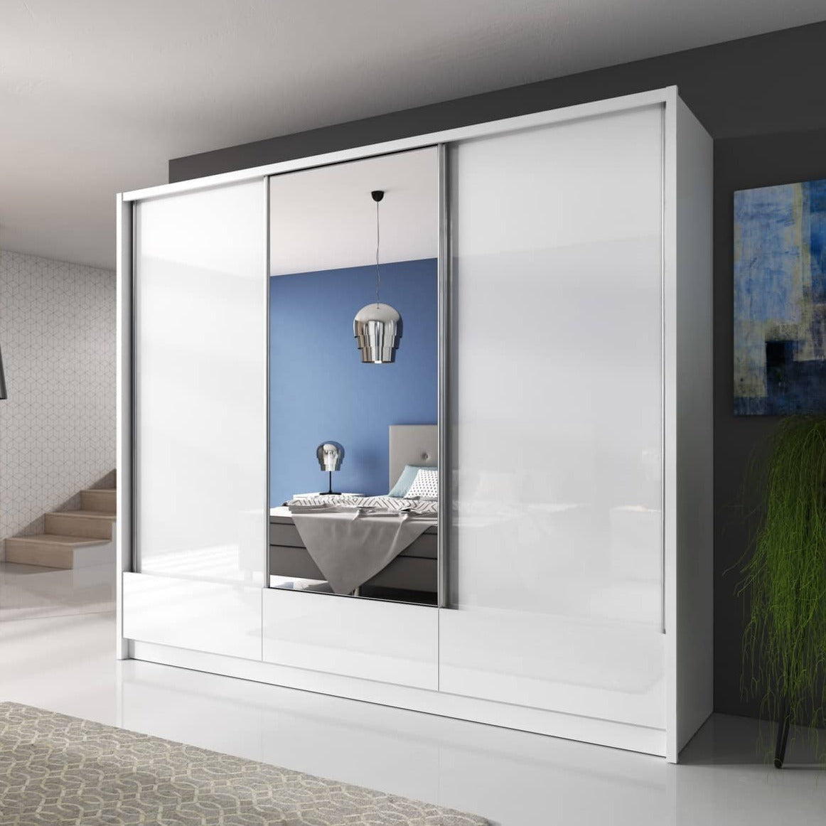 Aria I Sliding Door Wardrobe 254cm