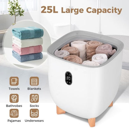 25L Towel Warmer Bucket Electric Hot Towel Bucket-White