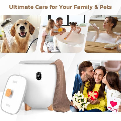 25L Towel Warmer Bucket Electric Hot Towel Bucket-White