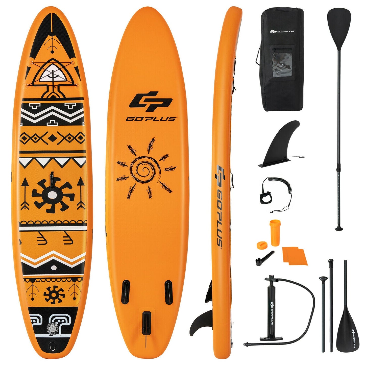 لوح مجداف وقوف قابل للنفخ مقاس 10.5/11FT SUP Surfboard-L