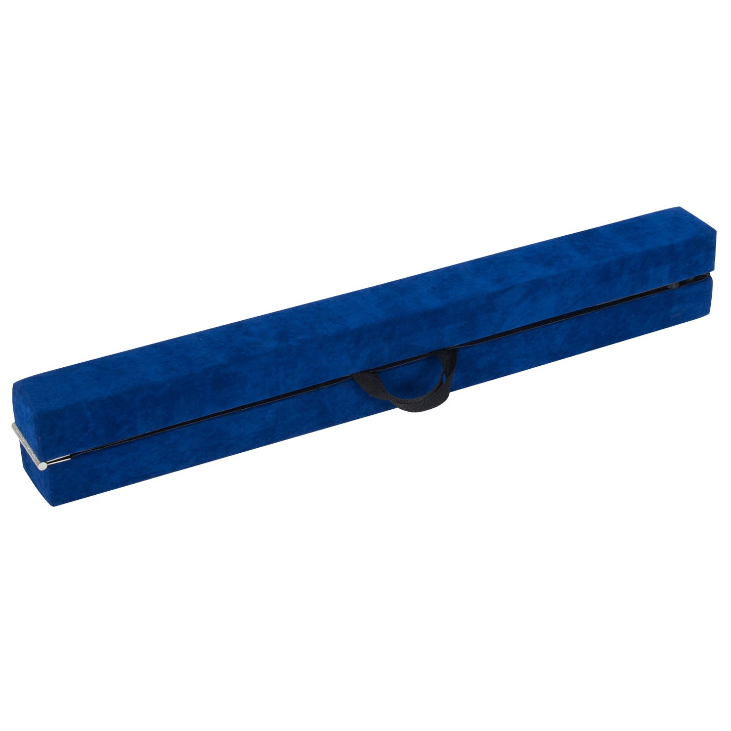 270CM Folding Balance Beam with Solid Wood Base and Anti-slip Bottom-Blue