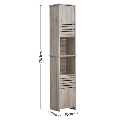 Freestanding Tall Bathroom Storage Cabinet