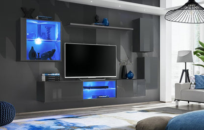 Switch XXIII Wall Entertainment Unit For TVs Up To 75"