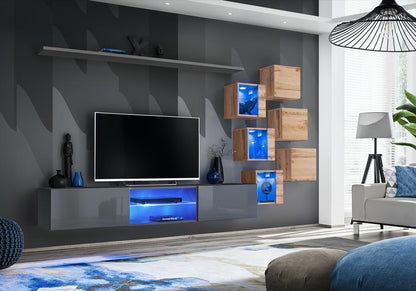 Switch XXI Wall Entertainment Unit For TVs Up To 75"