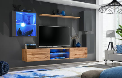 Switch XXIII Wall Entertainment Unit For TVs Up To 75"