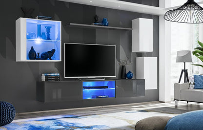 Switch XXIII Wall Entertainment Unit For TVs Up To 75"