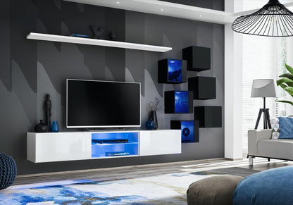 Switch XXI Wall Entertainment Unit For TVs Up To 75"