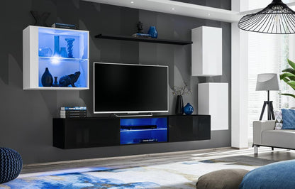 Switch XXIII Wall Entertainment Unit For TVs Up To 75"