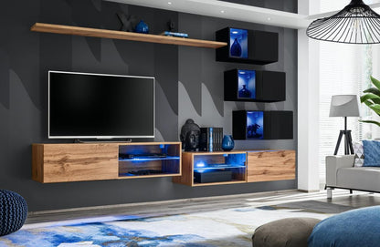 Switch XXIV Wall Entertainment Unit For TVs Up To 49"