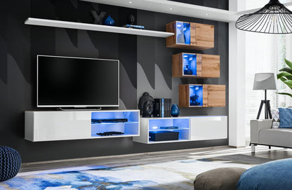Switch XXIV Wall Entertainment Unit For TVs Up To 49"